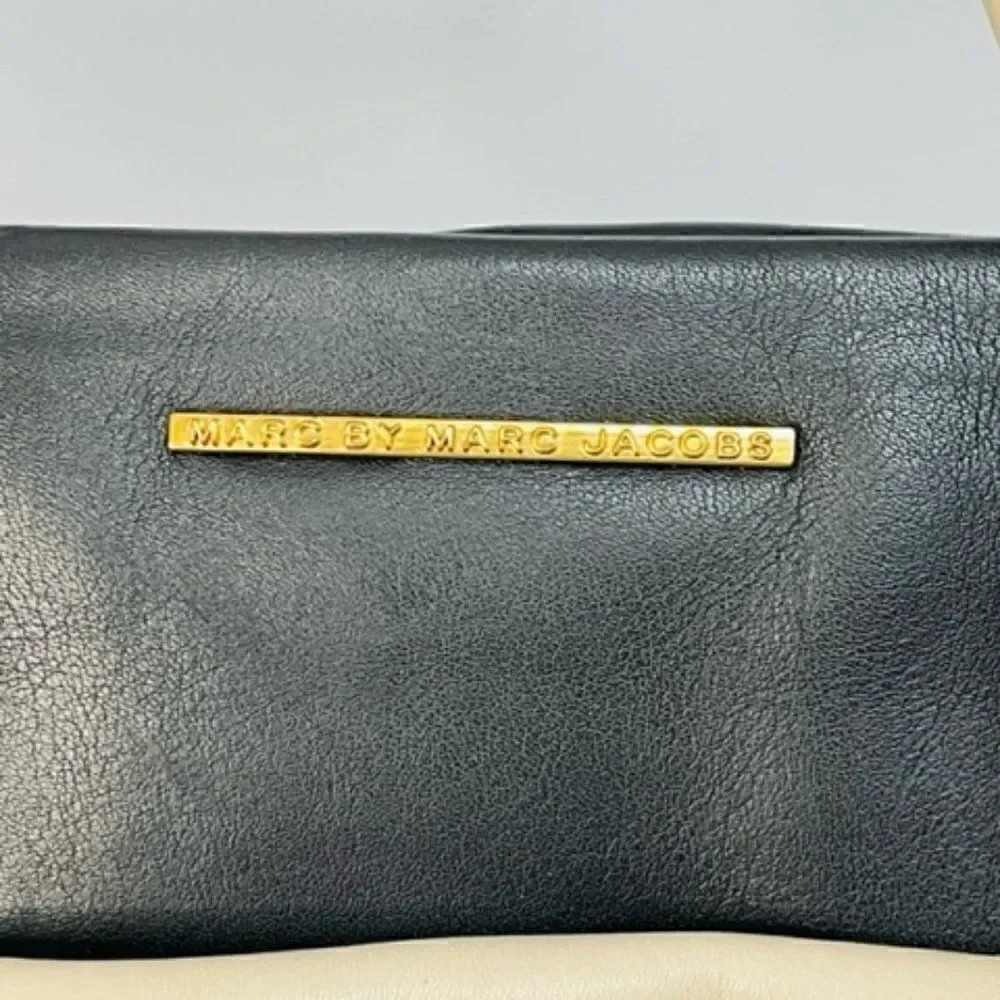 Marc by Marc Jacobs leather know when to fold em Nicky bag Two Toned color-block - Picture 6 of 8